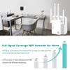 2022 WiFi Extender Signal Booster - for Home Covers Up to 8500 Sq.ft and 45 Devices, WiFi Booster with Ethernet Port, Easy Setup, Internet Range Extender - Compatible w/ Alexa, Fire Stick, Ring view 4