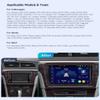 XTRONS Car Stereo for VW Volkswagen EOS Golf, Android 14 Octa Core 6GB+128GB Car Radio, 9 QLED IPS Touch Screen GPS Navigation Bluetooth Head Unit Built-in DSP CarPlay Android Auto 4G LTE view 2