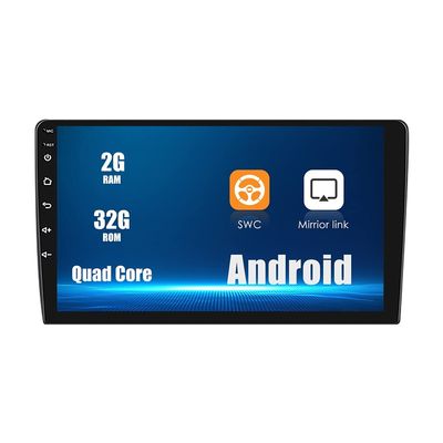 KUNFINE Universal Android Autoradio FM Radio Car Navigation Stereo Pad Multimedia Player GPS 10" IPS Touch Screen Display BT WiFi 2 Din Headunit Tablet Quad Core 2G+32G