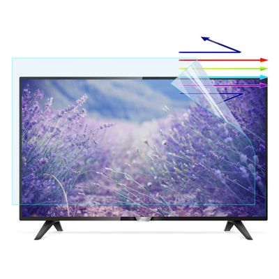 JC JCSKY 58 Inch TV Screen Protector Shield Blue Light, Anti-Glare Filter/Anti Blue Light Dustproof Filter Film/Anti Scratch Monitor Film, No Bubbles Fingerprints - 58in 1269x721mm