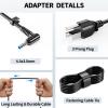 65W Laptop Charger for HP X360 Pavilion, Envy, Elitebook 840, ProBook, Chromebook, Spectre and More AC Adapter Power Supply view 2