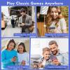 Chu9 Game Phone Case, 168 Built-in Small Video Games, White, Compatible with iPhone 14 Plus view 2
