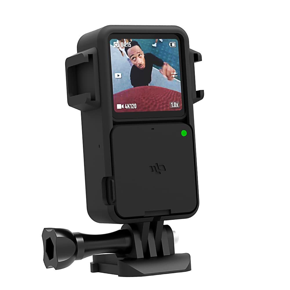 Aokicase Compatible for DJI Action 2 Anti-Scratch Camera Plastic Holder for DJI Action 2 Anti-Scratch Camera Accessories Black (A488)