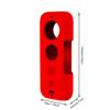 Aokicase Compatible with Insta360 One X Anti-Scratch Camera Silicone Case Protective Case for Insta 360 One X Action Anti-Scratch Camera Accessories Red (A421) view 3