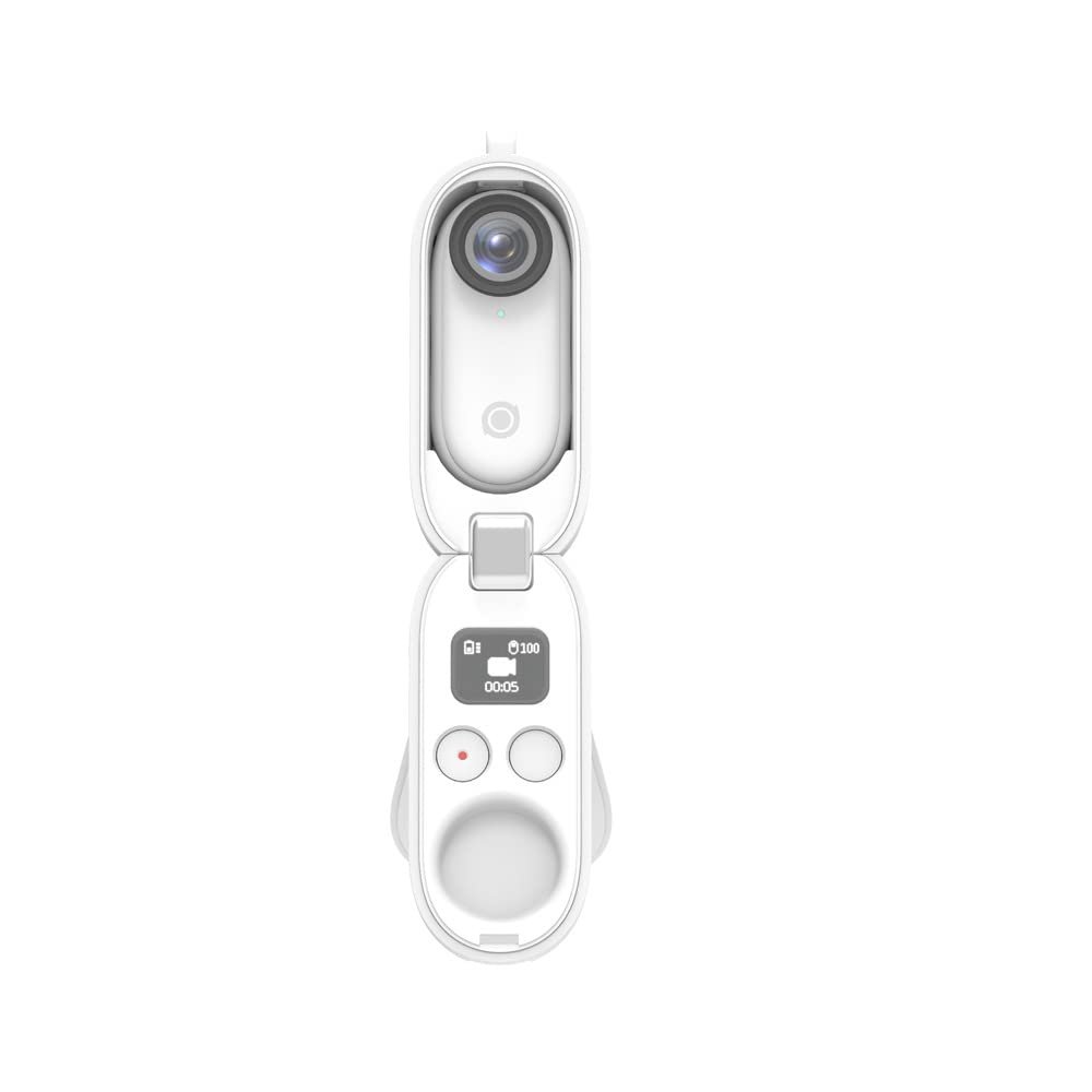 Aokicase Compatible with Insta360 GO 2 Anti-Scratch Camera Silicone Case Protective Case for Insta 360 GO 2 Action Anti-Scratch Camera Accessories White (A479)