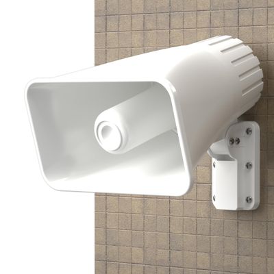 Alarm Siren Loud Horn Speaker 150dB Dual Tone Outdoor Security Siren 30W Electric Security Ring Up Down Adjustable with Bracket for Car Truck Mobile Van Sound Amplifier