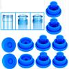 3 & 5 Gallon Water Jug Cap Reusable - Non-Spill 55mm Water Bottle Caps,Silicone Replacement Cap Lids Anti Splash 10 Pack view 1