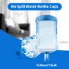 3 & 5 Gallon Water Jug Cap Reusable - Non-Spill 55mm Water Bottle Caps,Silicone Replacement Cap Lids Anti Splash 10 Pack view 4