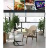 MOFOCO Bedside Table Sofa Side End Table, Folding Laptop Table Liftable Table Gaming Computer Desk Stand Tray Outdoor Portable Table view 2