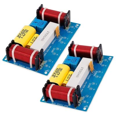 Pasotim 2Pcs 120W Speaker Crossover -338 3 Crossover Filters Speakers Frequency Divider