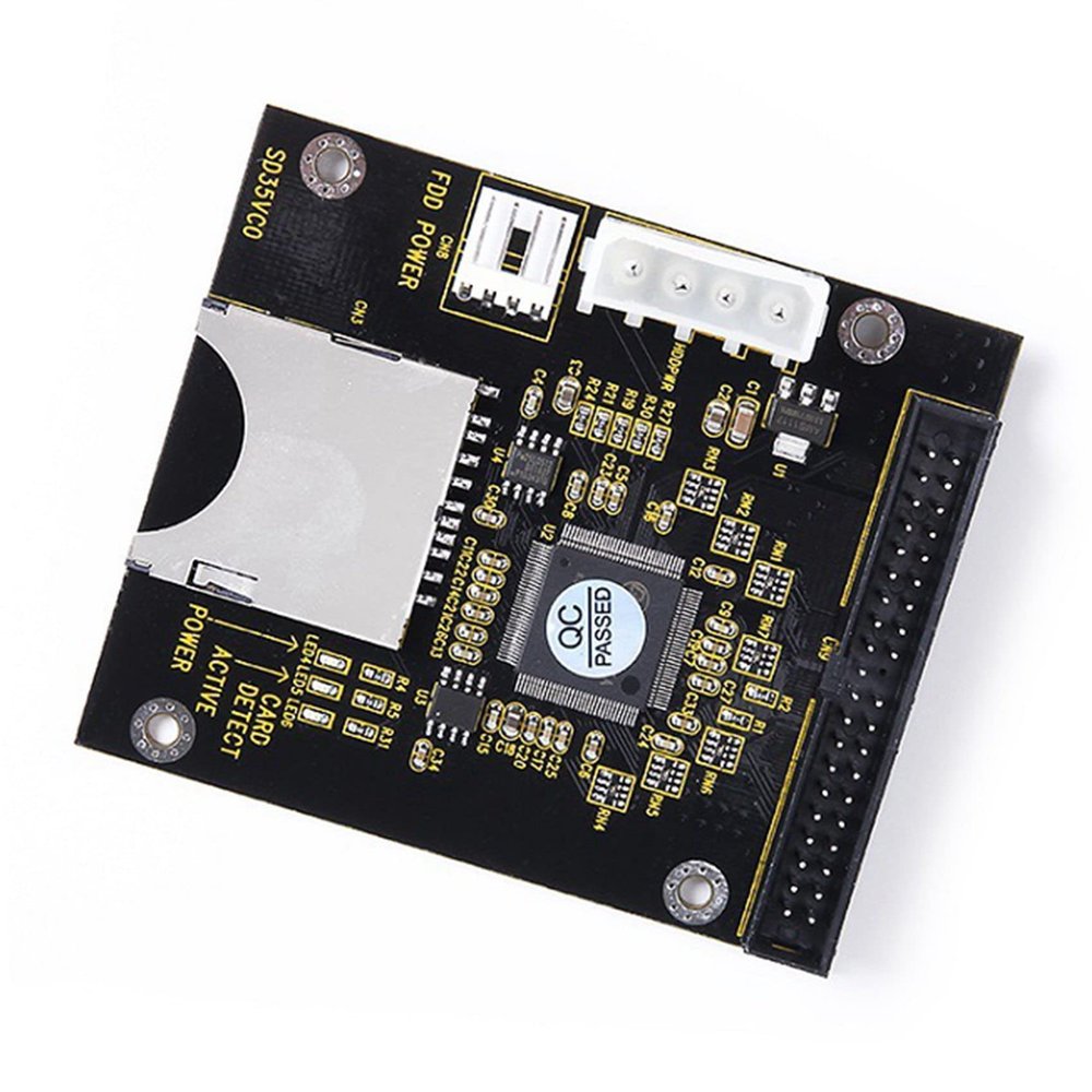 Pasotim 1 SSD Embedded Storage Card to 3.5 Inch IDE 40 Pin Converter Card IDE Expansion Card