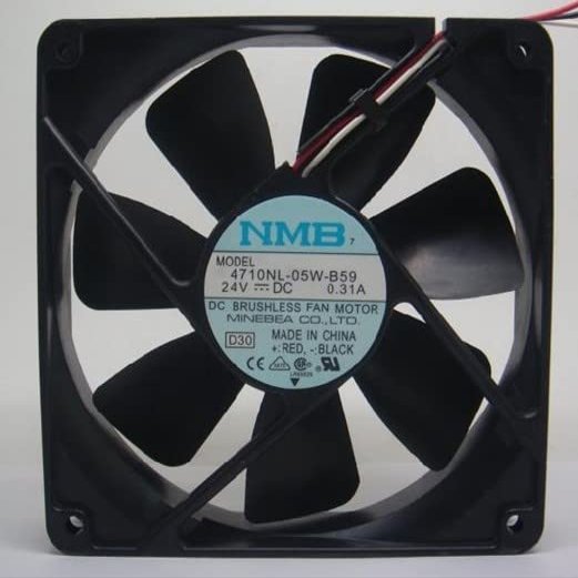 4710NL-05W-B49 Fan for 24V 0.13A 12CM Cooling Fan