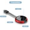 TIMBOOTECH Wireless HDMI Transmitter Red, 1 Receiver Can be Paired with 8 Transmitters, Compatiable with DV, Cable Box, Laptop, PC, Only TX view 2