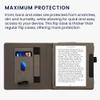 kwmobile Case Compatible with Amazon Kindle Oasis 10. Generation Case - Cover for eReader with Magnetic Closure - Grey view 3