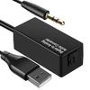 Pasotim 192KHz Digital to Analog Audio Converter,DAC Digital Optical Toslink to Analog 3.5mm Audio Cable Adapter, 500317310 view 1