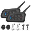 EJEAS V4C Plus Professional Football Referee Intercom, Bluetooth 5.1 Referee Headset with Noise Reduction/Waterproof/FM Radio/Armband for 4 Referees Group Communication (2PCS) view 1