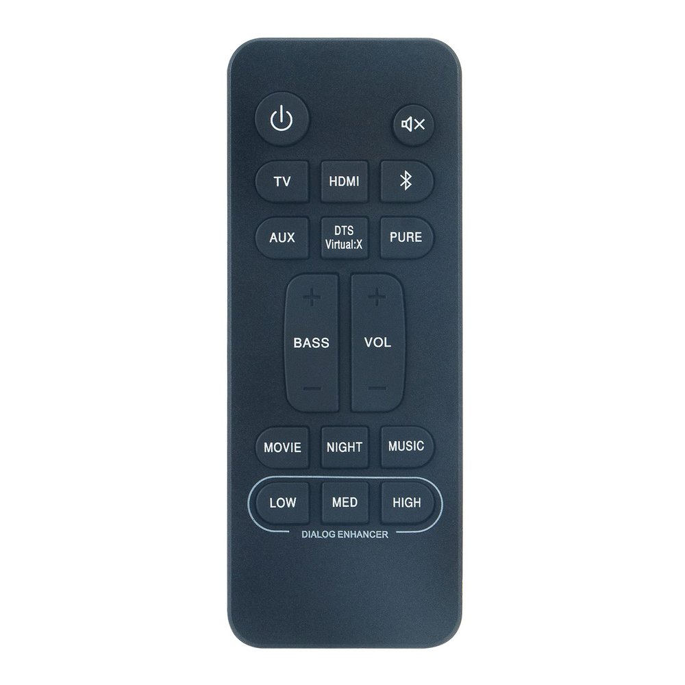 Allimity RC-1236 sub RC-1251 RC-1245 Replaced Remote Control Fit for Denon Sound Bar DHT-S216 DHT-S216H DHT-S517
