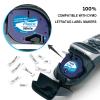 3 Pack Compatible with DYMO LetraTag Refills 12mm x 4m 1/2" x 13' LT Plastic Label Tape Replacement for DYMO LT-100H LT-100T LT-110T QX50 XR XM 2000, Black on White/Black on Clear/White on Black view 2