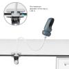 HOLACA Flexible Clip Mount for Owlet Cam 2 and Owlet Cam Baby Monitor Camera Stand with 1/4 Threaded Hole and Adjustable 360 Degree Mount for Crib Nursery(with Base Connect) view 3