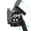 LEFTFOTO Video Tripod Fluid Head with Arca Plate,Lightweight Panorama Base Head for DJI RS2/3 Gimbals Compact Video Cameras and DSLR view 2