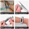 C2D JOY Strap TPU Wristband Compatible with Garmin vivosmart 4, Activity and Fitness Tracker (Azure Blue) Large view 4