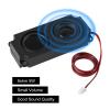 DWEII 4PCS Speaker 5 Watt 8 Ohm Double Cavity Mini Speaker Full-Range Cavity Advertising Machine 3.3V 5V with JST-PH2.5mm-2 pin Interface Compatible with Arduino Electronic Projects view 3