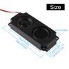 DWEII 4PCS Speaker 5 Watt 8 Ohm Double Cavity Mini Speaker Full-Range Cavity Advertising Machine 3.3V 5V with JST-PH2.5mm-2 pin Interface Compatible with Arduino Electronic Projects view 4