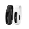 2-Pack Compatible with Fitbit Inspire 3 Inspire 2 Ace 3 Case Clip Holder Soft Silicone Replacement Case for Inspire 3 2 Ace 3 Fitness Tracker -Black,White view 1