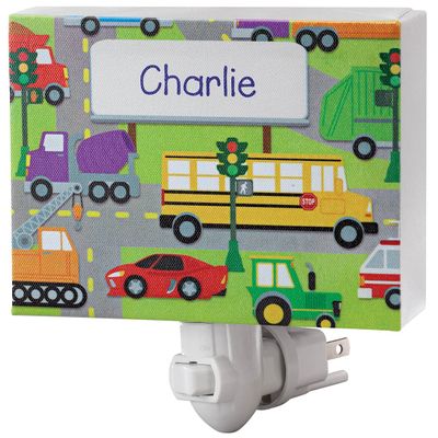 Fox Valley Traders Custom Vehicles Children's Night Light, MDF Plastic - Measures 5 1/4" Long x 3 7/8" Wide x 1 3/4" High