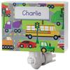 Fox Valley Traders Custom Vehicles Children's Night Light, MDF Plastic - Measures 5 1/4" Long x 3 7/8" Wide x 1 3/4" High view 1