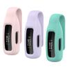 3 Pack Clip Case Compatible with Fitbit Inspire 3, Soft Silicone Clip Clasp Case Replacement for Fitbit Inspire 3 Accessory (Pink/Purple/Green) view 1