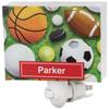 Fox Valley Traders Custom Sports Children's Night Light, MDF Plastic - Measures 5 1/4" Long x 3 7/8" Wide x 1 3/4" High view 1