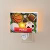Fox Valley Traders Custom Sports Children's Night Light, MDF Plastic - Measures 5 1/4" Long x 3 7/8" Wide x 1 3/4" High view 2