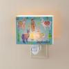 Custom Llamas Children's Night Light, MDF Plastic - Measures 5 1/4" Long x 3 7/8" Wide x 1 3/4" High view 2