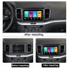 ZYLR Double Din Car Stereo 9 Inch Touchscreen Car Audio Receivers, Double Din Car Radio MP5 Player for Volkswagen VW Sharan 2012-2018 with Backup Camera/SWC/USB/Carplay/FM RDS/DSP,K100s 1g+16g view 2