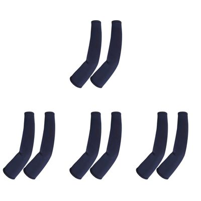 Beaupretty 4pairs Comfortable Uv Arm Sleeves for Sports Breathable Sleeve Stylish Design for Men and Women for Outdoor Activities