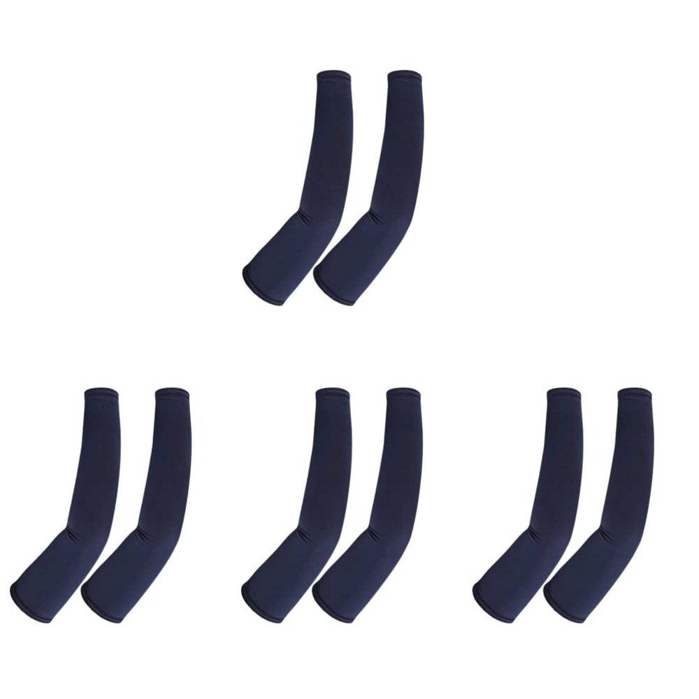 Beaupretty 4pairs Comfortable Uv Arm Sleeves for Sports Breathable Sleeve Stylish Design for Men and Women for Outdoor Activities