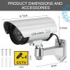 8 Pack Fake Security Cameras with Flashing LED for Home & Residential view 4