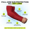 ARMORAY Arm Sleeves for Men - Arm Compression Sleeve - Arm Sleeves for Women - Sleeves to Cover Arms for Women & Men for Golf & Other Outdoor Activities - Tattoo Sleeve Cover view 2