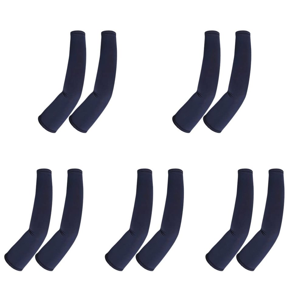 Beaupretty 5pairs Comfortable Sunproof Arm Sleeve for Breathable Cooling Protector for Outdoor Activities Suitable for Hiking Driving and Sports