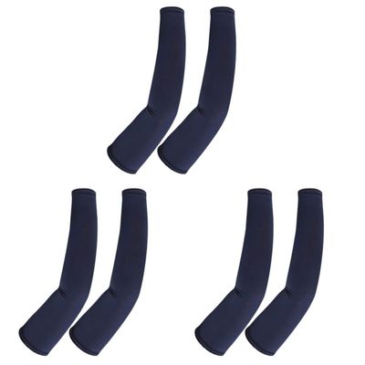 minkissy 3pairs Cooling Arm Sleeves for Sun Breathable and Comfortable for Outdoor Sports Driving Cycling and Hiking Stylish Ice Sensation Design