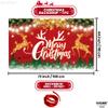 KatchOn XtraLarge Merry Christmas Banner - 72x44 Inch | Red Christmas Backdrop for Party Decorations | Lighted Letters Banner view 2