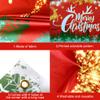 KatchOn XtraLarge Merry Christmas Banner - 72x44 Inch | Red Christmas Backdrop for Party Decorations | Lighted Letters Banner view 3
