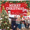 KatchOn, Merry Christmas Banner for Christmas Decorations - XtraLarge, 72x44 Inch | Xmas Backdrop for Holiday Party Decorations view 4