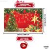 KatchOn, XtraLarge Christmas Banner - 72x44 Inch, Red, Cloth Fabric, Includes Red Ribbon Roll - 20 Feet, Perfect for Christmas Decorations & Photography view 2