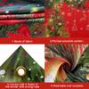 KatchOn, XtraLarge Christmas Banner - 72x44 Inch, Red, Cloth Fabric, Includes Red Ribbon Roll - 20 Feet, Perfect for Christmas Decorations & Photography view 3