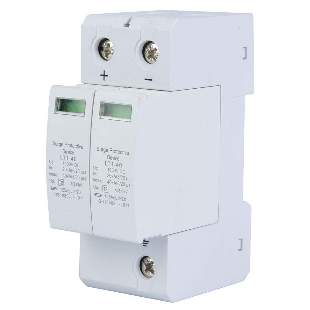 Voltage Arrester Device, 2P Protective Device Protector Low voltage Arrester Photovoltaic Controller (2P40KA)