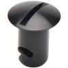 Allstar Performance ALL19277 19277 Quick Turn Fastener - Oval Head - Slotted - 5/16 x 0.500 in Body - Black Anodized Aluminum - Set of 10 view 1