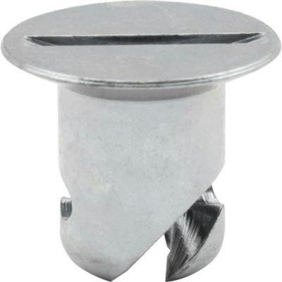 Allstar Performance ALL19274 19274 Quick Turn Fastener - Flush Head - Slotted - 7/16 x 0.750 in Body - Clear Anodized Aluminum - Set of 10
