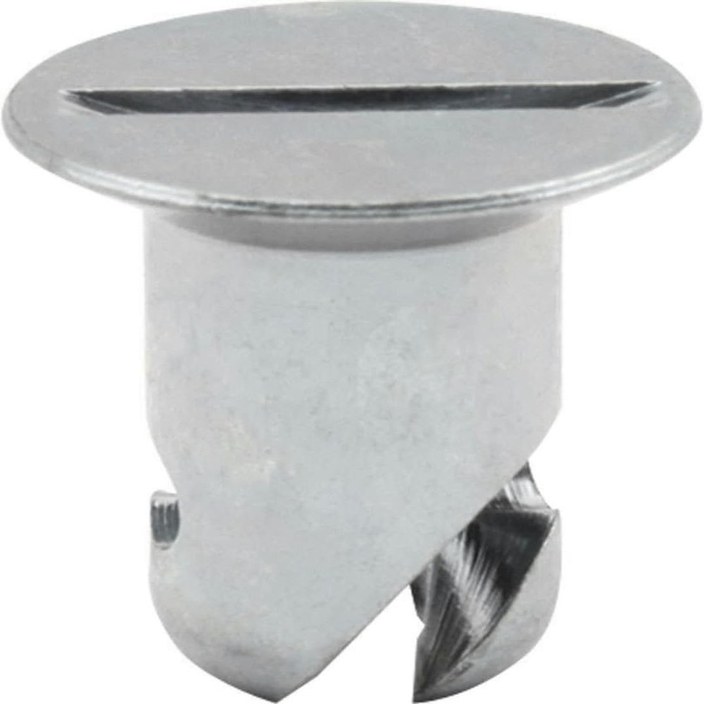 Allstar Performance ALL19274 19274 Quick Turn Fastener - Flush Head - Slotted - 7/16 x 0.750 in Body - Clear Anodized Aluminum - Set of 10